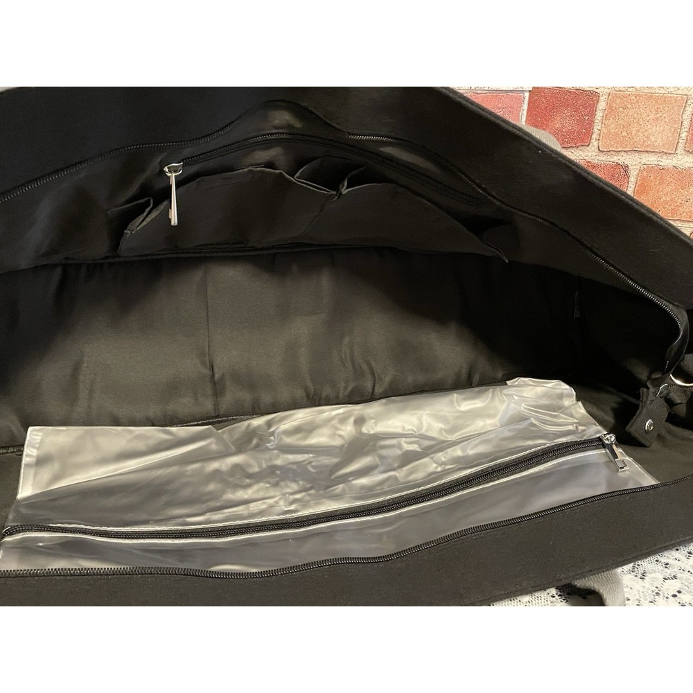Hotworx Gym Bag Black Canvas Mat Towel Yoga Carry Duffel ONLY - Picture 4 of 4